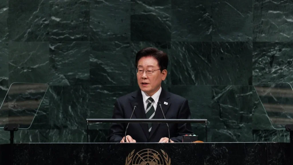 Presidente de Corea del Sur en conferencia de relaciones diplomáticas