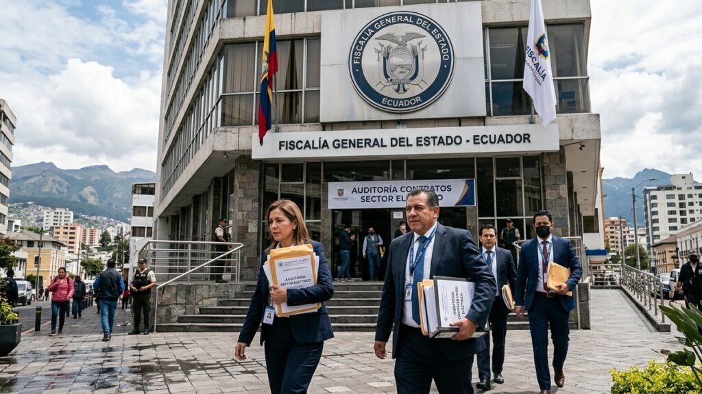 Sede de la Fiscalía General del Estado en Quito investigación CELEC
