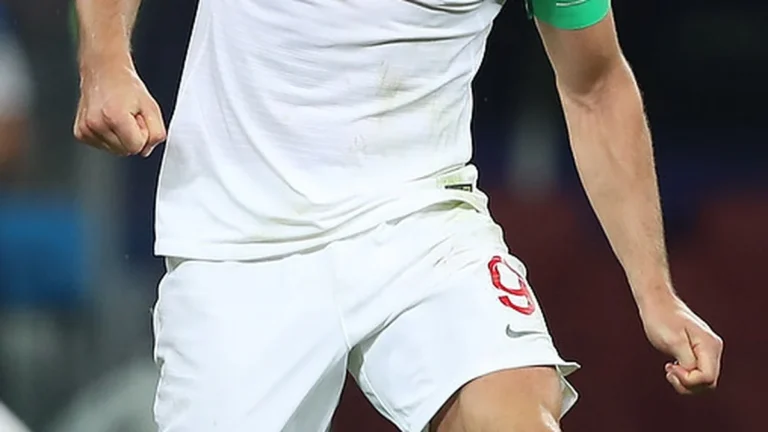 Harry Kane en entrenamiento con la selección de Inglaterra