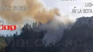 Bomberos de Quito atienden incendio forestal en el sector La Bota
