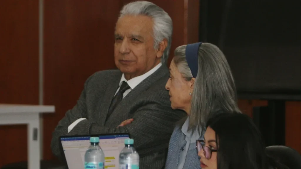 Lenín Moreno en una comparecencia judicial por el caso Sinohydro