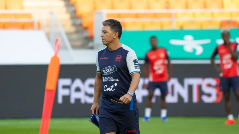 Marcelo Gallardo dirigió su primera práctica con Ecuador
