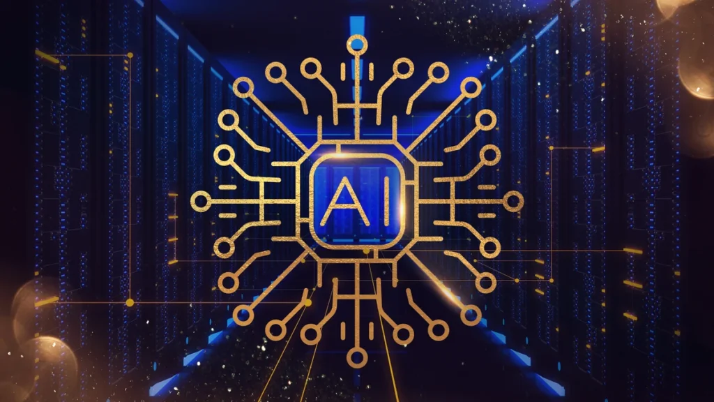 Representación visual de aprendizaje automático e inteligencia artificial