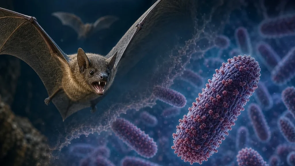 Murciélago en entorno urbano bajo monitoreo sanitario