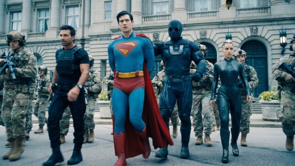 David Corenswet como Superman en el filme de DC Studios