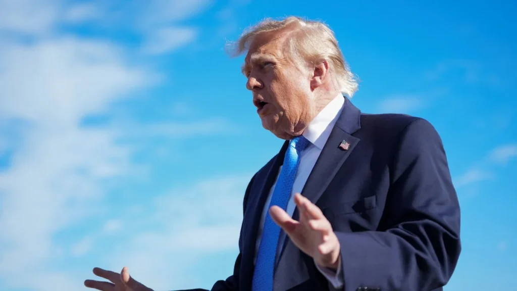 Donald Trump en conferencia de prensa