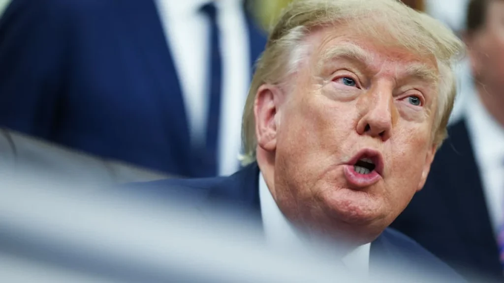 El presidente Donald Trump en la Casa Blanca