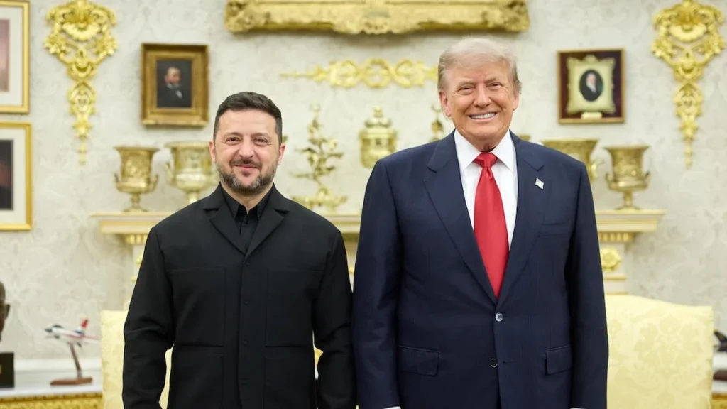 Encuentro bilateral entre Donald Trump y Volodimir Zelenski