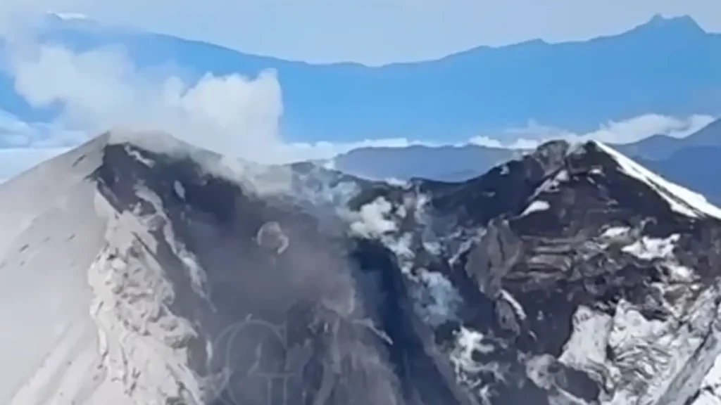 Reporte sobre la actividad del volcan sangay en Morona Santiago