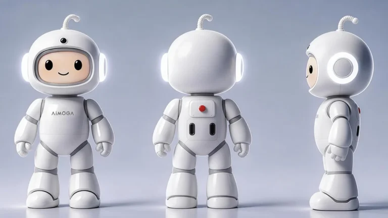 Robot humanoide desarrollado por fabricante automotriz en feria tecnológica