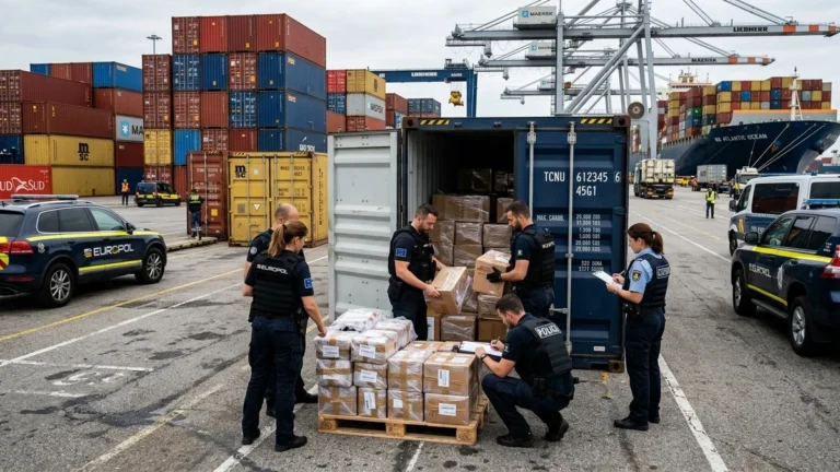 Operativo policial internacional contra redes del crimen organizado transnacional