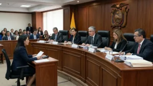 Audiencia pública de selección de Fiscal General en Ecuador
