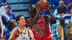 Histórica camiseta número 23 de Michael Jordan con los Chicago Bulls