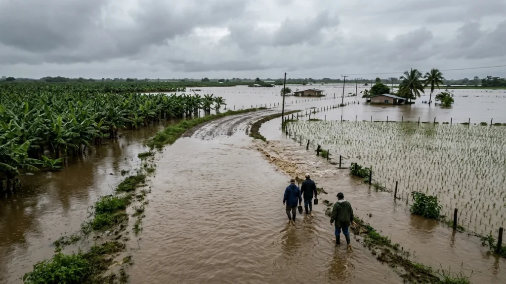 Reporte especial sobre Cinco ríos permanecen desbordados en Guayas y El Oro por fue