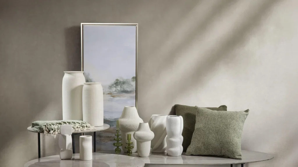 Espacio interior decorado con muebles y accesorios de diseño Colineal
