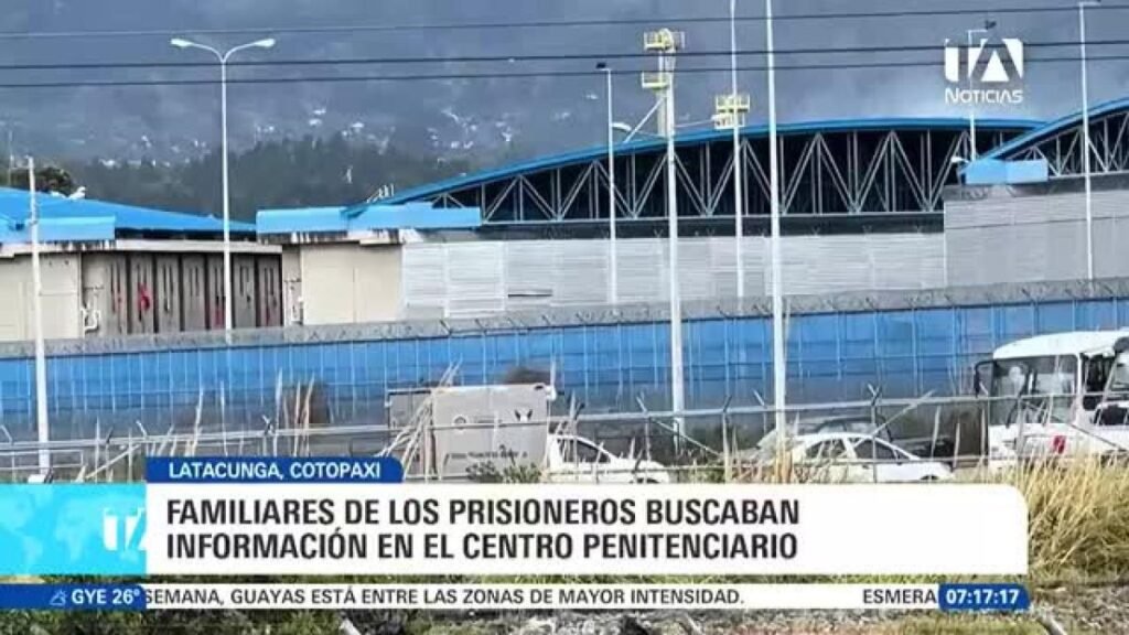 Controlan motín en penal de Cotopaxi: cuatro reos muertos tras disturbios