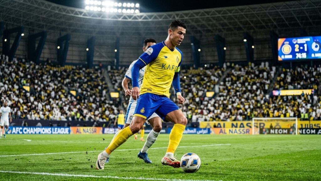 Cristiano Ronaldo y Al Nassr desafían al Neftchi en Champions