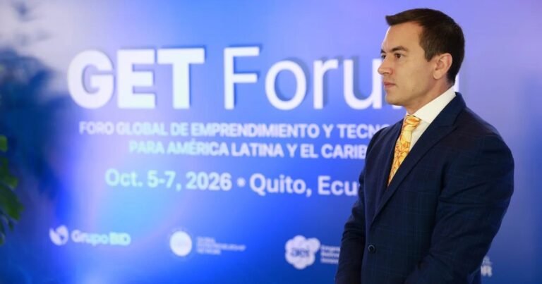Daniel Noboa en el GET Forum 2026: 'Hace un año estábamos peleando por proteger la ciudad de Quito'