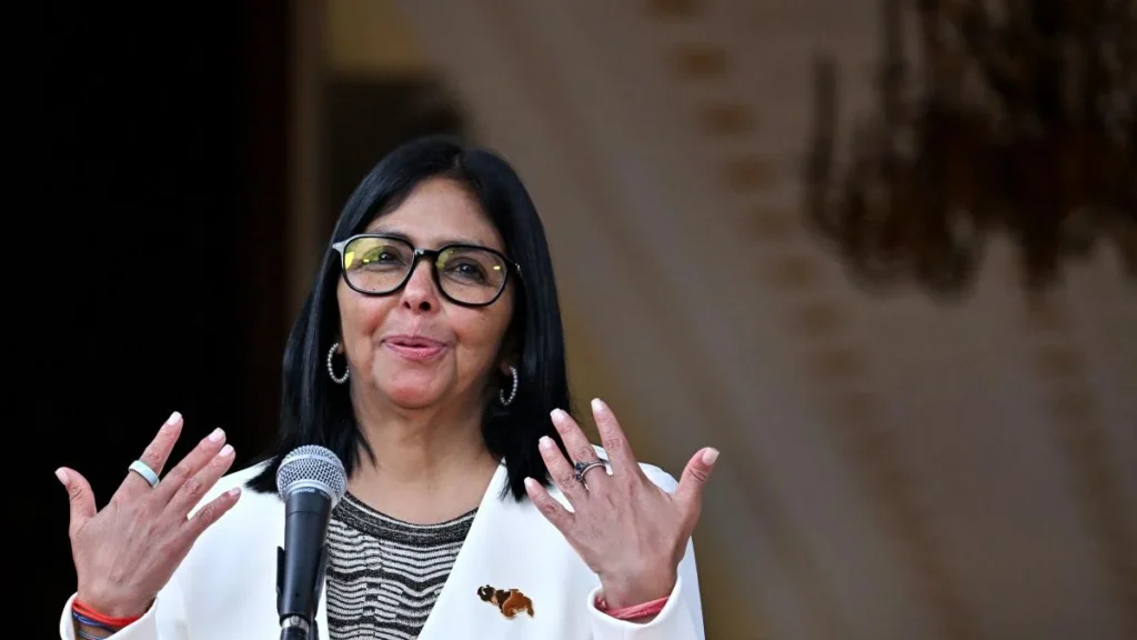 Delcy Rodríguez ofrece declaraciones sobre elecciones en Venezuela