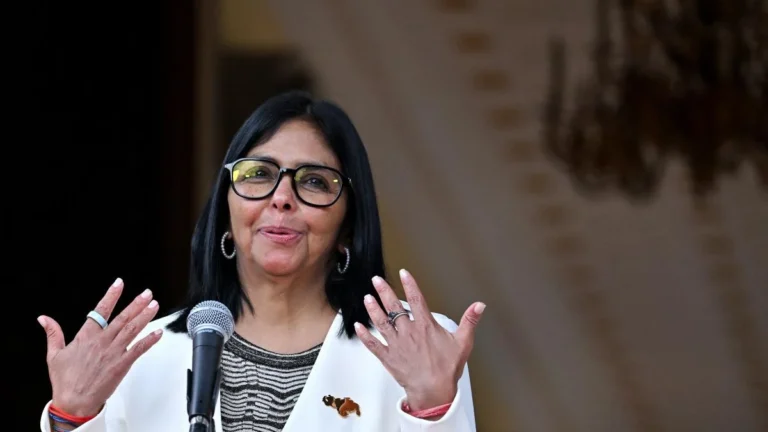 Delcy Rodríguez ofrece declaraciones sobre elecciones en Venezuela