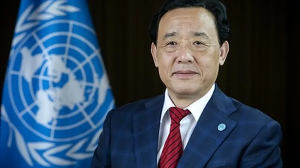 Qu Dongyu director general de la FAO en intervención oficial