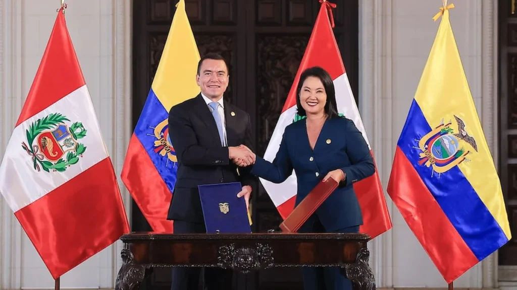 Reporte especial sobre Keiko Fujimori destaca integración con Ecuador tras recibir