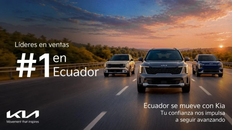 Línea de modelos Kia comercializados en Ecuador
