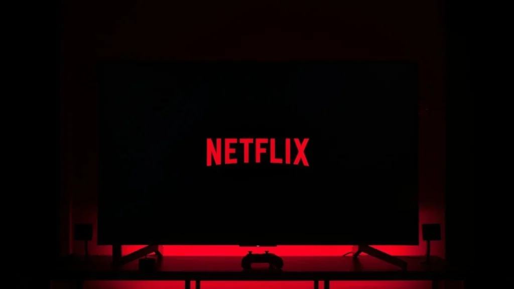 Pantalla inteligente reproduciendo contenido de catálogo streaming