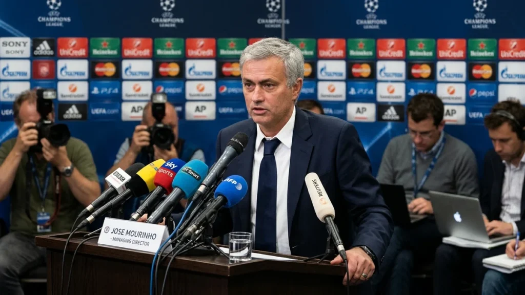 Mourinho reflexiona sobre fútbol en rueda de prensa europea