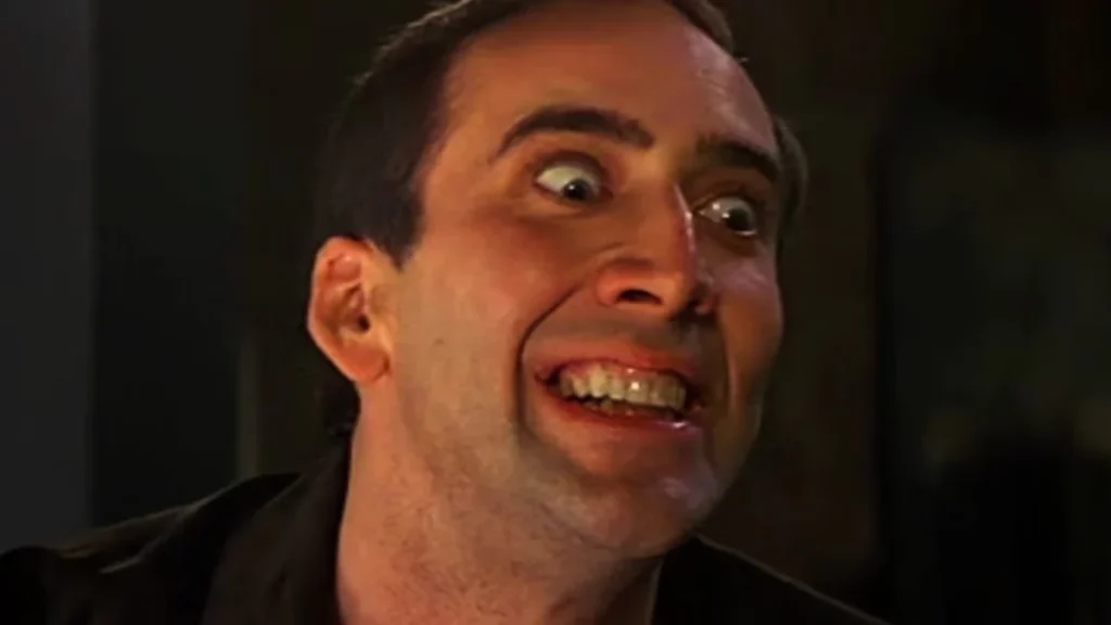 Nicolas Cage rodaje película Face Off actuación