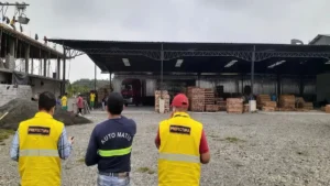 Instalaciones agroindustriales y cargamentos de madera en la provincia de Los Ríos