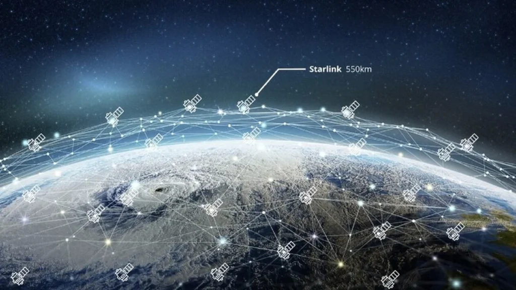 Constelación de satélites en órbita terrestre baja