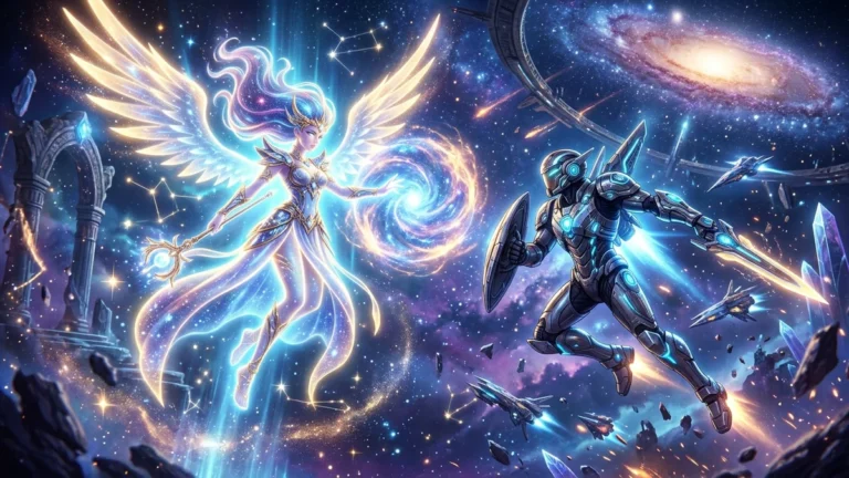 Fotograma de la película animada con IA Gods Don't Give Gifts de Fable