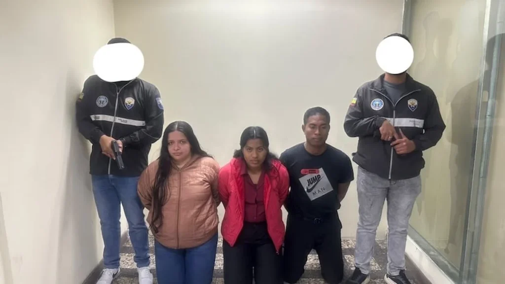 Indicios incautados y detenidos durante operativo de la Unase en Ecuador