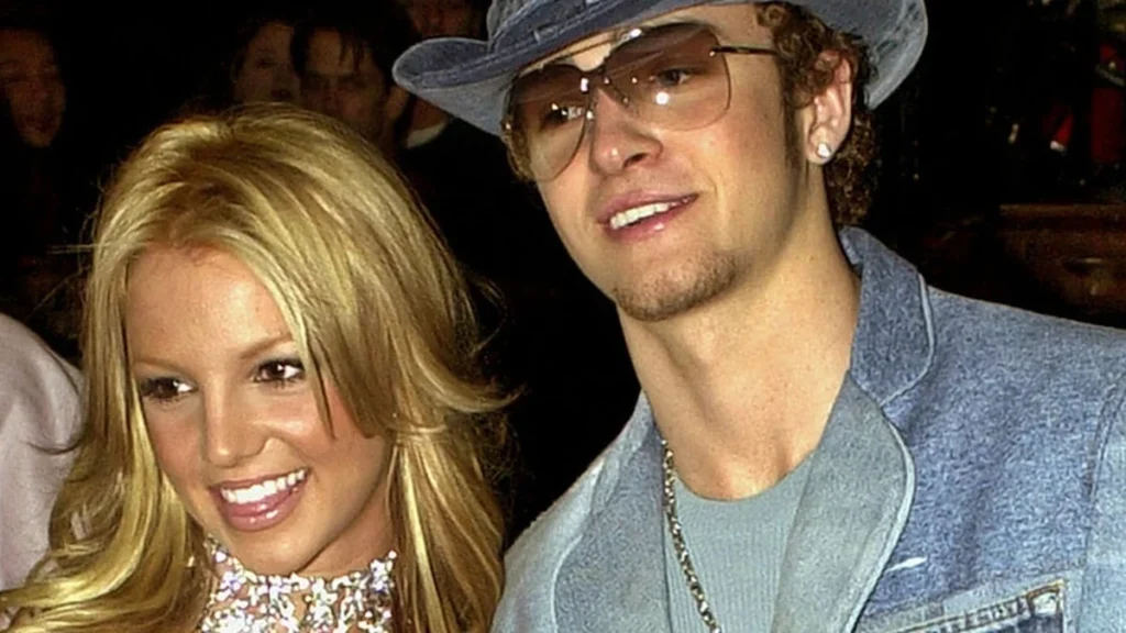 Britney Spears y Justin Timberlake en la gala de premios musicales
