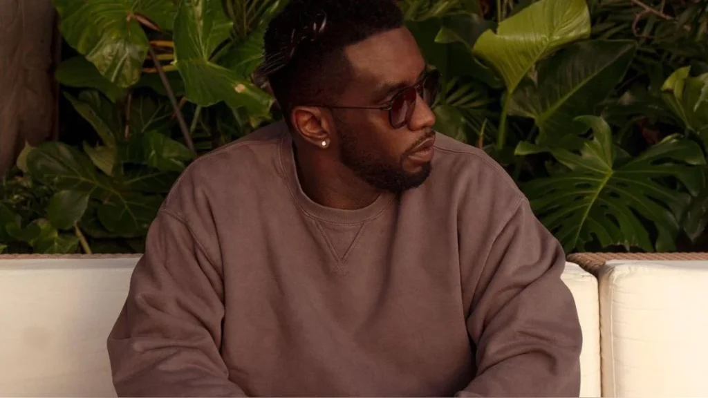 El productor musical Sean Diddy Combs durante comparecencias judiciales