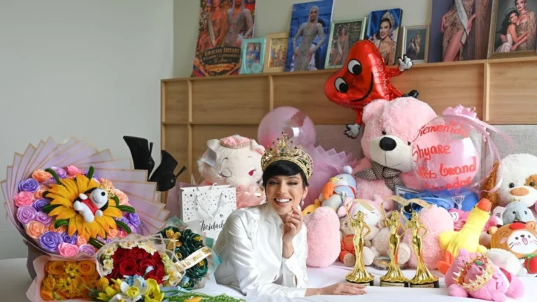 Shyare Andrade en la pasarela internacional de Miss Grand