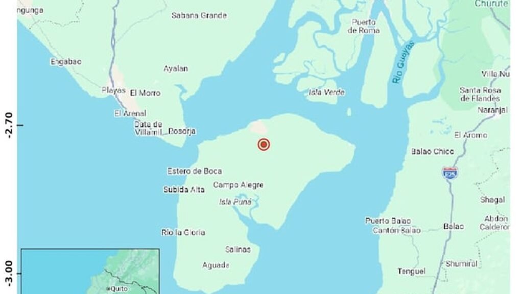 Temblor de magnitud 3,5 se sintió cerca de Playas durante la madrugada