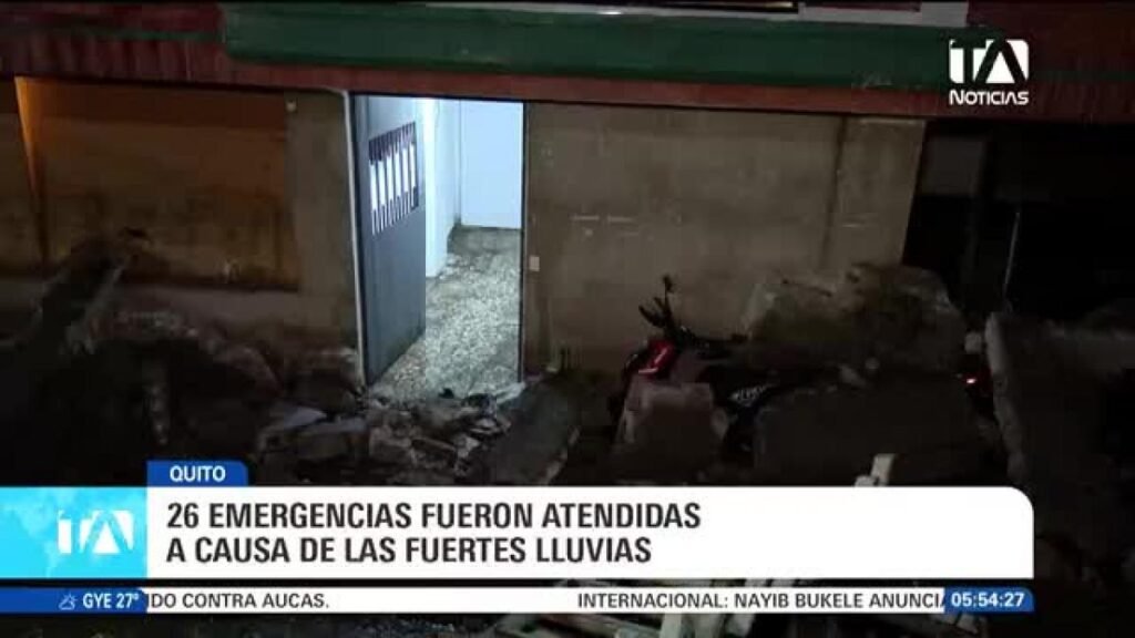 Temporal en Quito: 26 emergencias reportadas tras intensa granizada