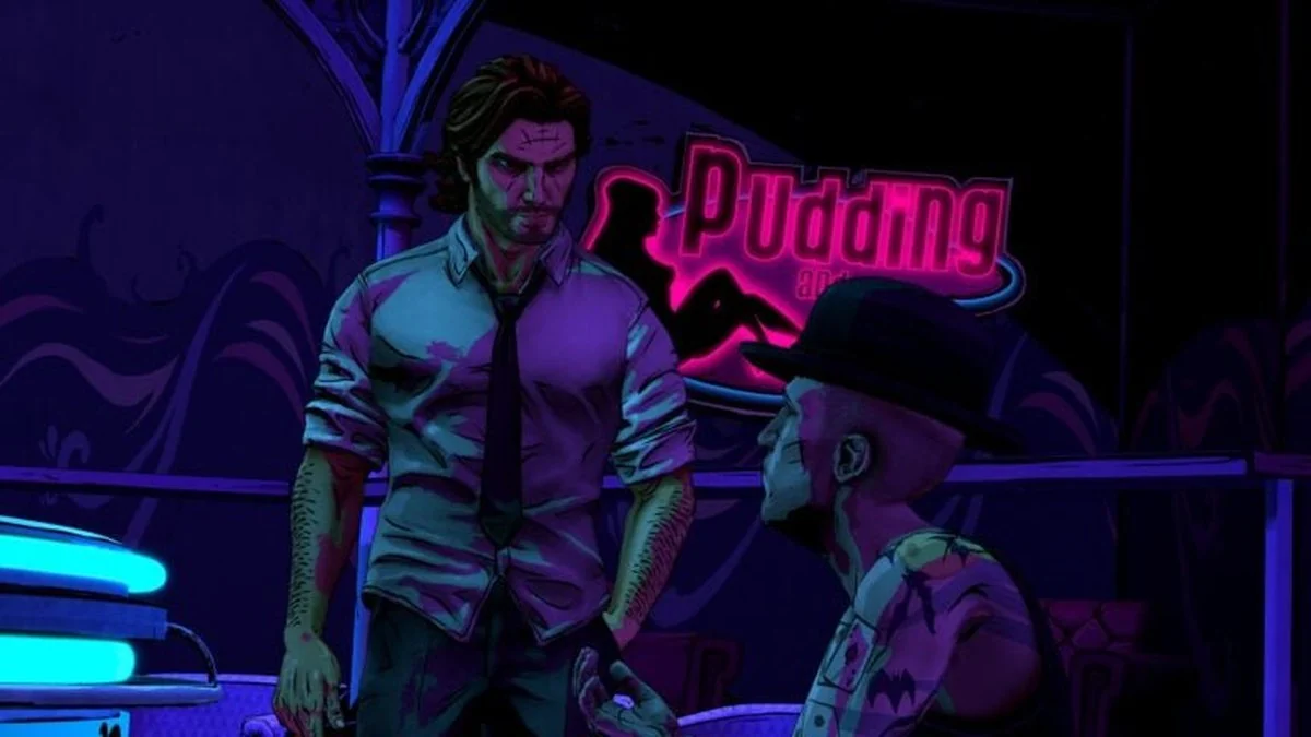 Escena del videojuego The Wolf Among Us Remastered