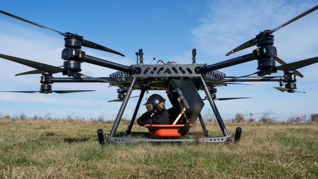 Dron de evacuación médica no tripulado en pruebas de vuelo en Ucrania