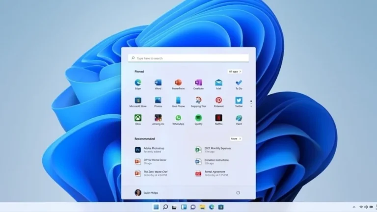 Interfaz de prueba de velocidad y configuración de Windows 11
